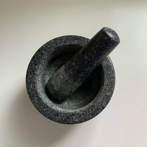 Granite mortar and pestle